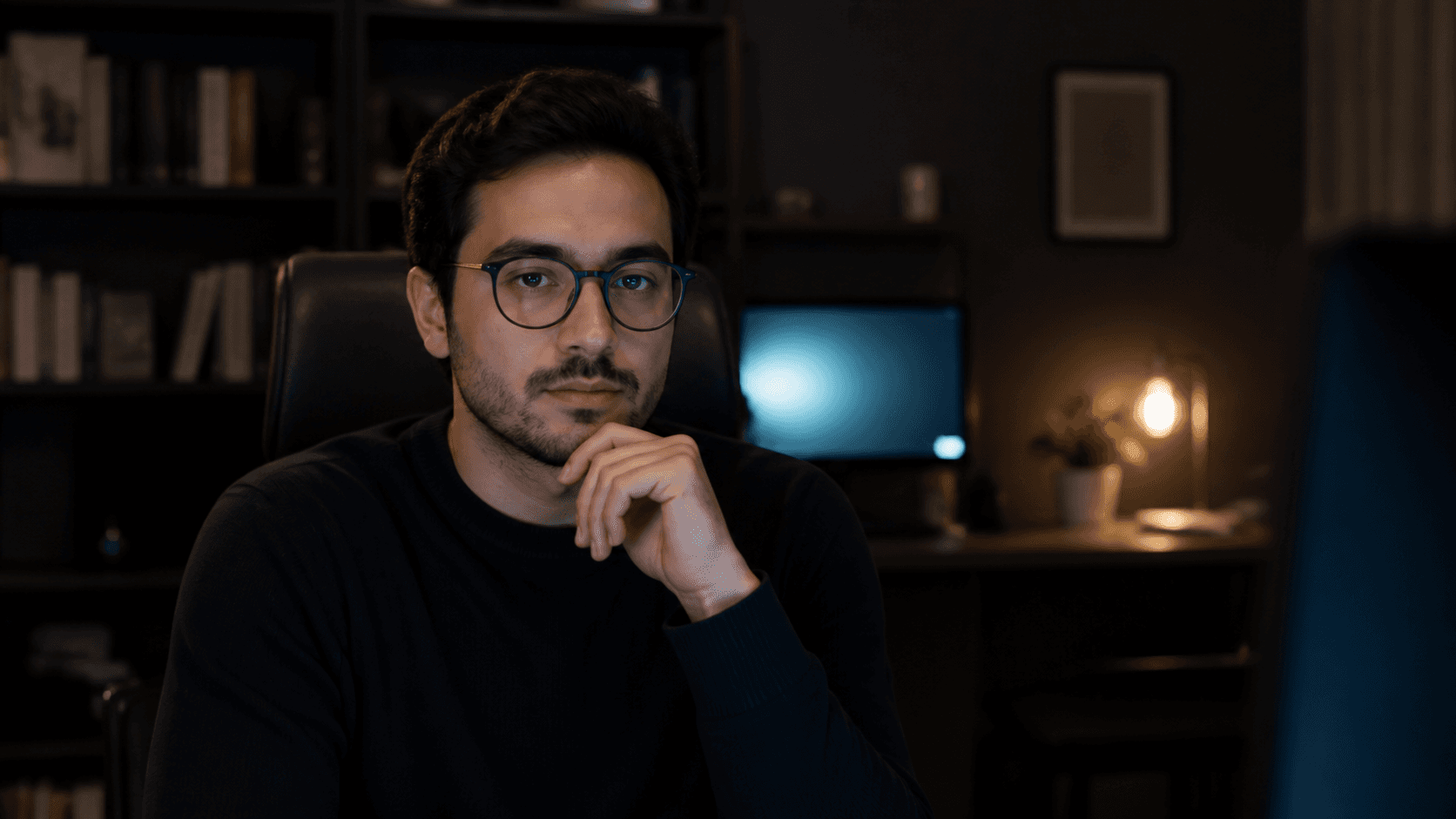 Software engineer taking a remote technical interview